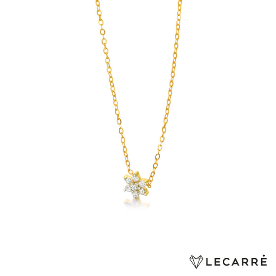 Collier Or Jaune & Diamants