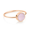 Bague Mini Disc Ever Nacre Rose